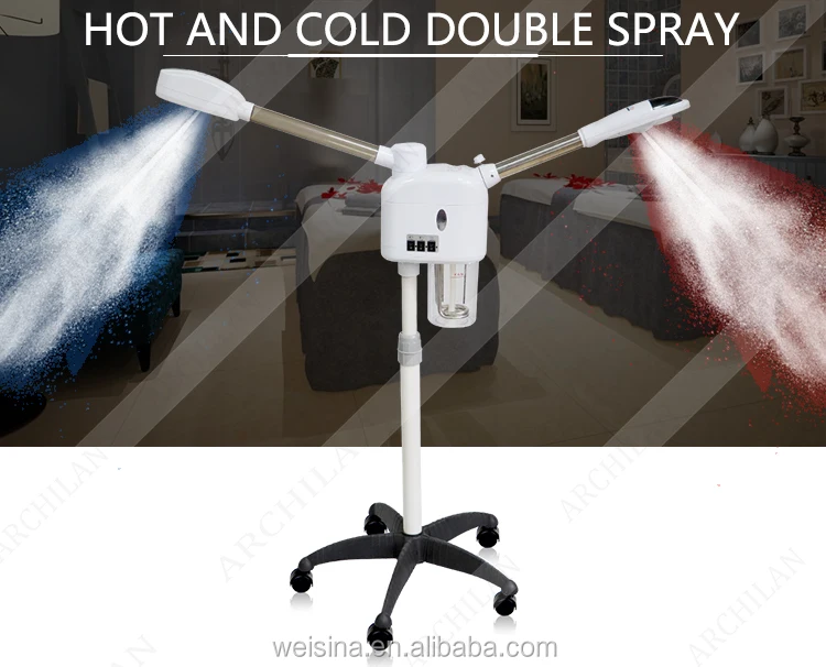 Best price hot&cold facial beauty salon vapour skin moisturizing steamer for spa
