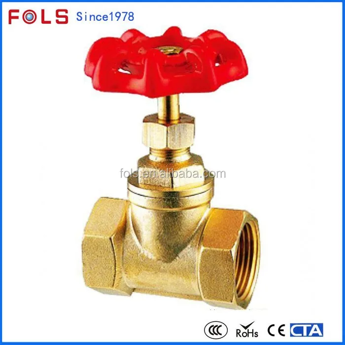 Factory Handwheel High Pressure Internal Thread Bronze 4" Brass Gate