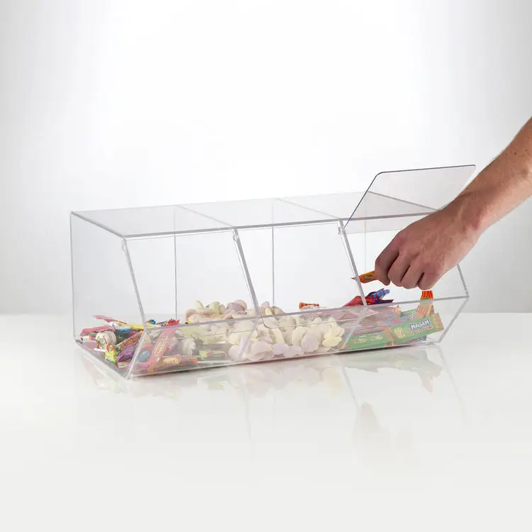 Clear Acrylic Candy Dispenser with Lid