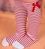 1 Pair Hot Cute Kid's Girl's Sweet Princess Bowknot Striped Boot Stocking Winter Knee High Warm Children Stockings