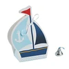 Hot paper favor boxes sailing holiday party gift box baby boy birthday favor boxes