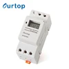 OURTOP 1 Channel 7 Day Digital Timer Switch With 18 ON /OFF programs Battery Powered