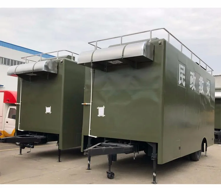 Mobile Military Field Kitchen Trailer For Cooking 150 Persons' Meals