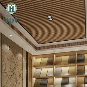 False Ceiling Interior Decor Ceiling Tiles Board Wpc Sheets Plastic Covering Pvc Wood Grain Interior Suspended Ceiling