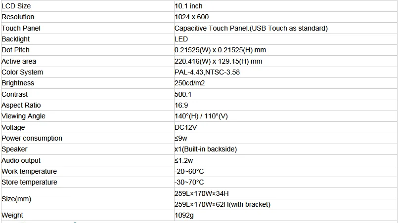 1024x600tftマルチタッチ10 1インチlcdワイドタッチモニターカラオケスクリーン Buy カラオケ画面 カラオケタッチスクリーンモニター ワイドタッチスクリーンモニタ Product On Alibaba Com