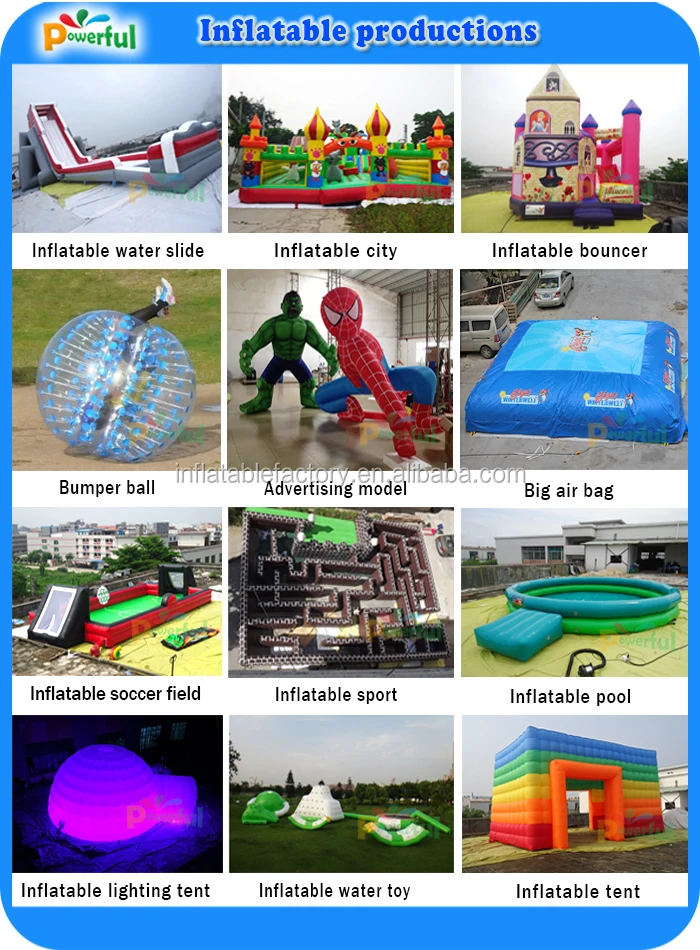 Popular Themed park inflatable slip n slide for kids and adults