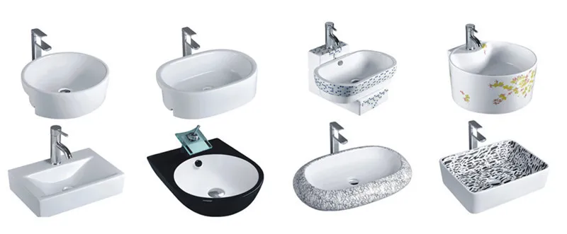 Most salable products Colorful Sanitary ware counter top ceramic face ceramic hand wash basin