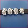 DIY pet paw print jewelry metal diamond footprints jewelry cat and dog paw print jewelry