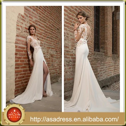 Bie 26 Exceptionally Long Sleeve Wedding Dresses With Sexy