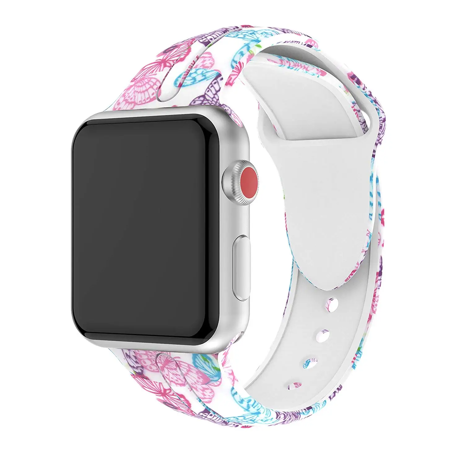 For Apple Watch Band,for Apple Watch Silicone Watch Band Soft Rubber 