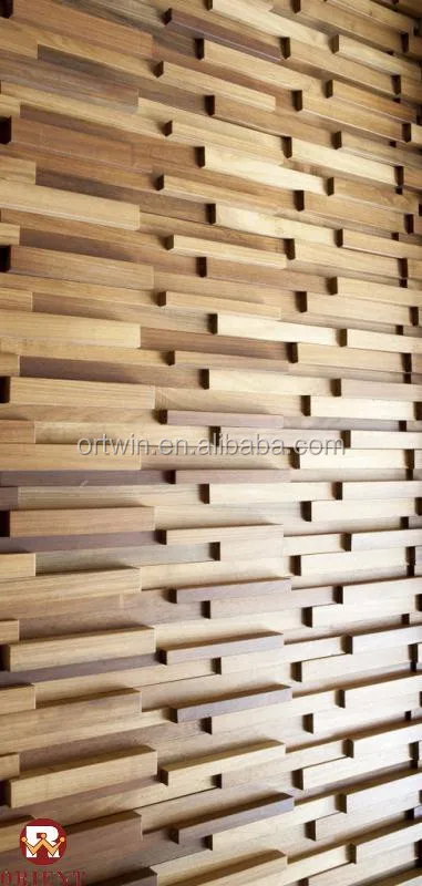 Teek stile barocco decorativi 3d pannello in legno da parete carte ...