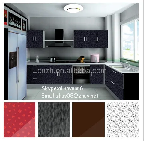2017 Uv Serat Kayu Kabinet Dapur Modern Lemari 2017 Uv Serat Kayu Kabinet Dapur Modern