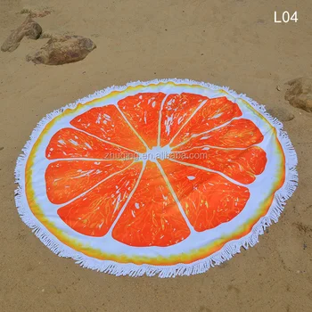 big round beach towel