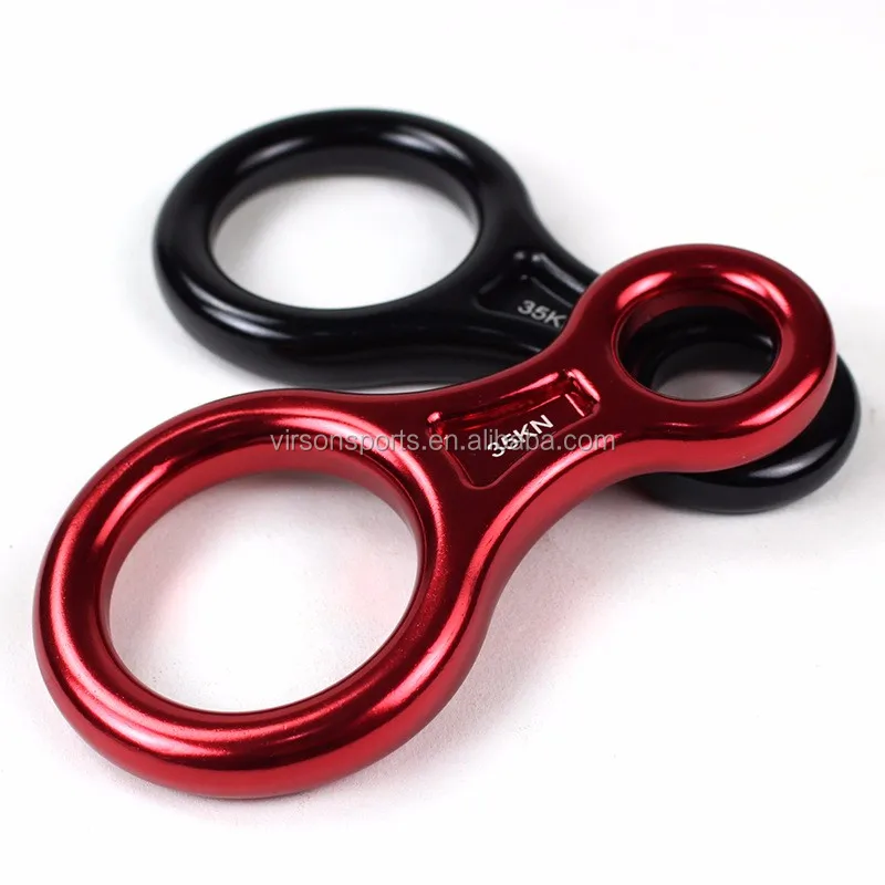 Virson Carabiner 8 Shape Rock Climbing Rappel Abseil Rope Rescue ...