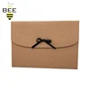 Eco-friendly kraft paper envelope for Man's unwear paper packing box,clothes envelope packaging