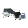 Cheap hospital sick trolley folding steel bed price with potty hole india