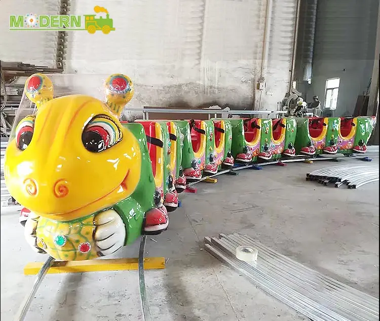 Interesting indoor amusement rides children electric track mini train