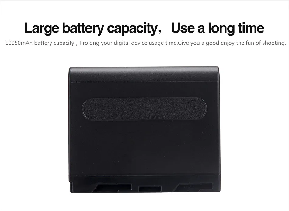 Kingma 10050mah Npf970 Replacement Camcorder Battery For Sony Npf960 Npf950 And Led Video