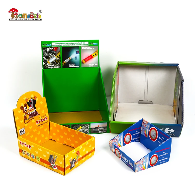 Custom Printed Cardboard Counter Display Box - Buy Display Box,Counter