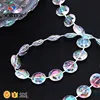 acrylic iridescent bead landing chain