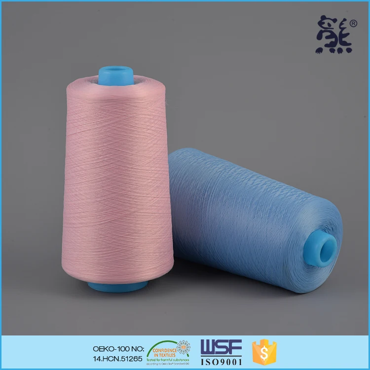 Polyester Overlock Thread 150d/48f/1,Dty Yarn Sewing Spun 100