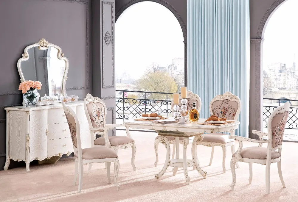 Luxury Ding Room Furniture Dining Sets Clic Italian Luxury Ding Room Furniture Dining Sets Clic Italian Provincial Dinningroom Set T18