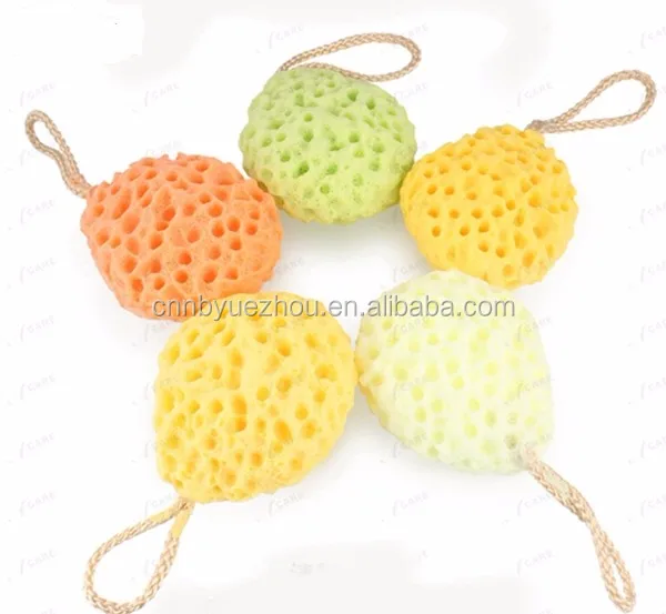 Bath Form Colorful Round Bathing Sponge For Baby And Adult Buy