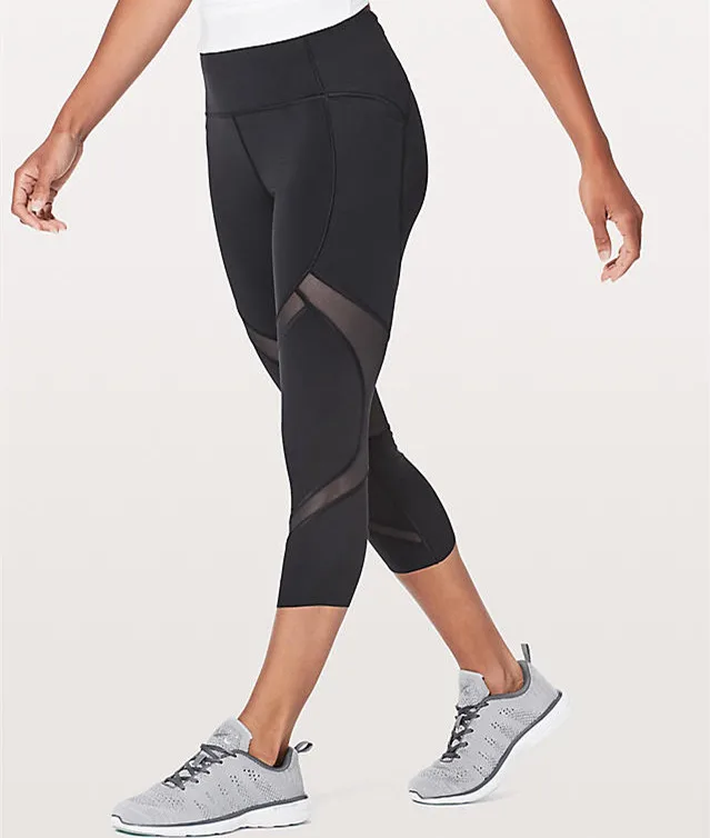side pocket yoga pants with wide legs