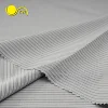 high wicking stripe cationic polyester elastane fabric for men's pants