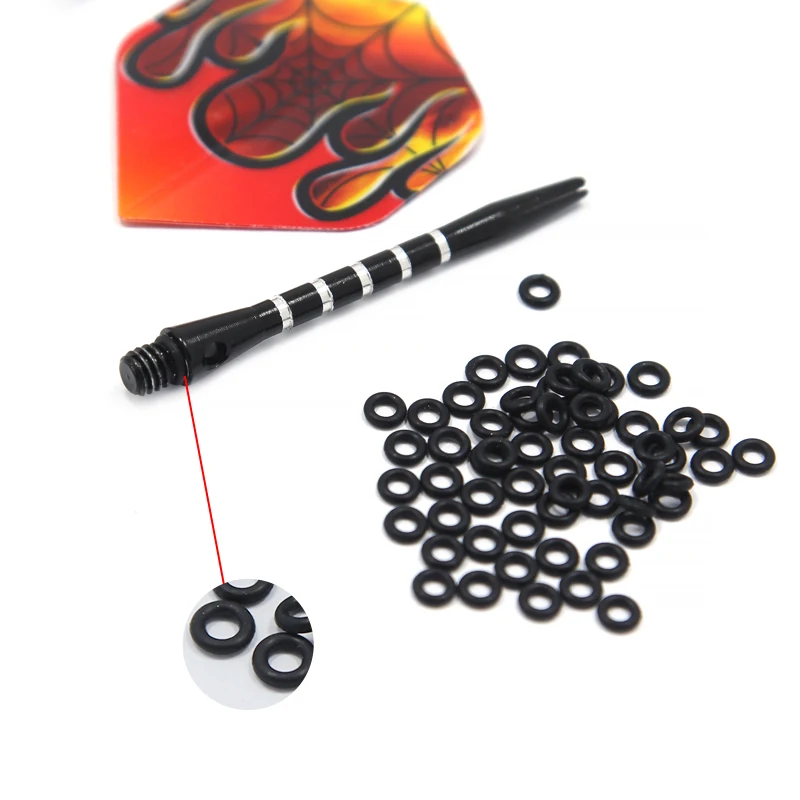 100 Pcs/lot Darts Pole Antislip Rubber Ring Gasket O Ring Non Slip For