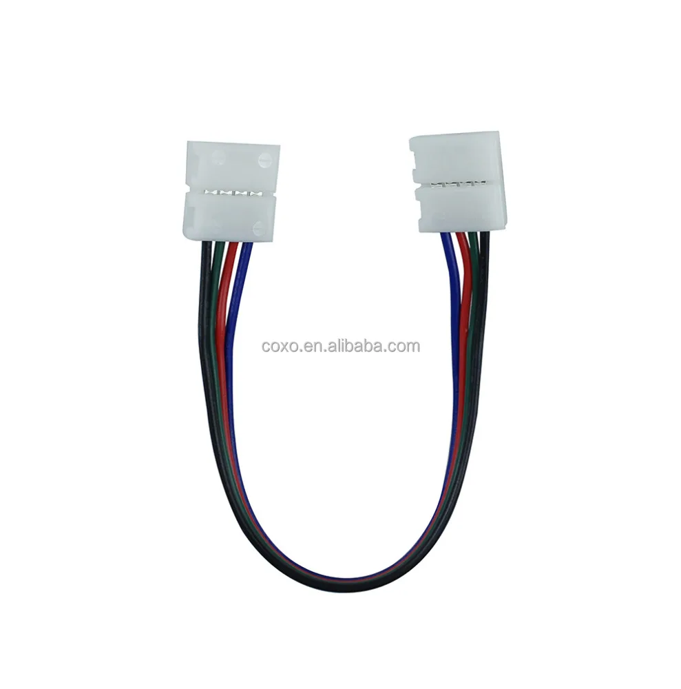 High Quality 4 Pin Flexible SMD 5050 RGB Led Strip Light Connector