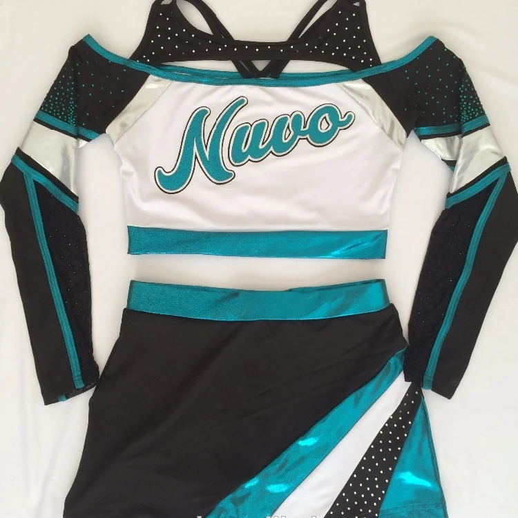 Girls And Kids Custom Long Sleeve Cheerleading Uniforms Wholesale - Buy ...