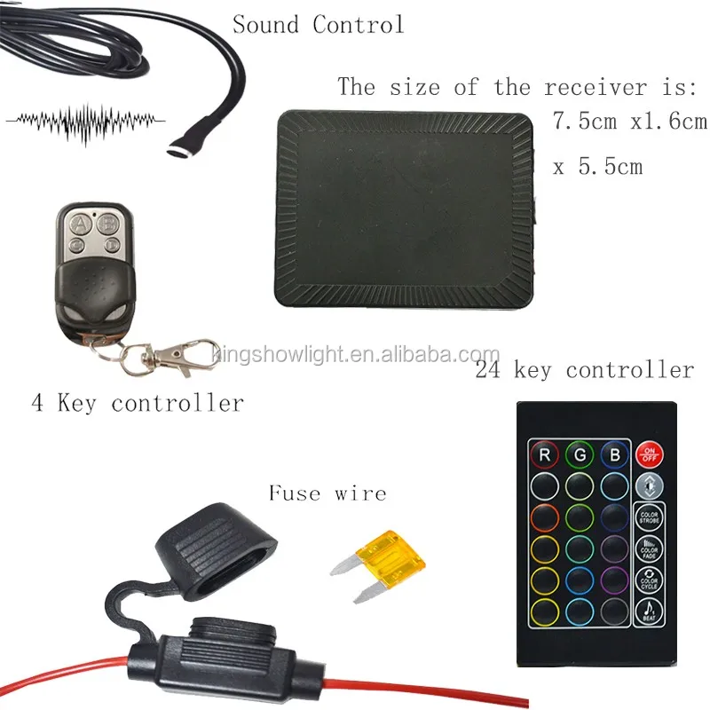 Hot selling 12V 24V Waterproof RGB LED controller for 5050 3528 Wholesale led rgb light