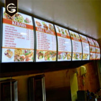 Gs Menu Light Box For Restaurant Highlight Kfc Hamburger Order Price ...