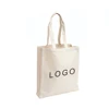 Custom Natural blank plain recycled shopping linen cotton bag canvas tote bag