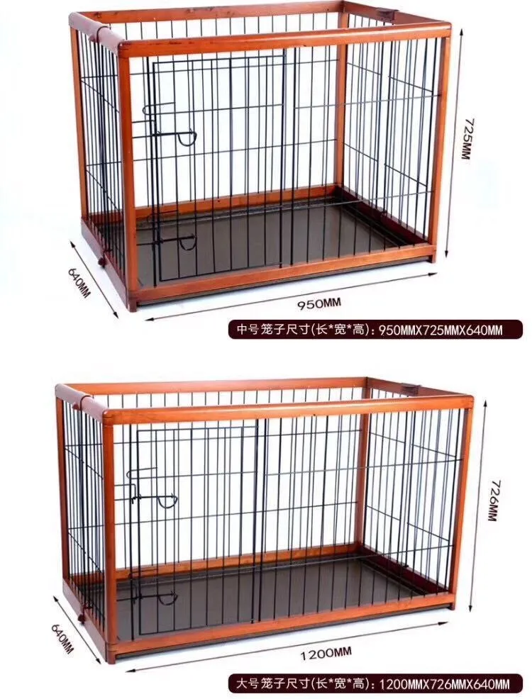 Eco Friendly Wooden Dog Cage,Wooden Dog Kennel,Wood Dog Crate ( Free