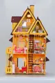 Handmade Doll House Furniture Miniatura Diy Doll Houses Miniature Dollhouse Wooden Toys For Children Grownups Birthday