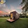 design steel structure 20ft high cube container house / prefabricated house