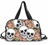 Sport Bag Men for Gym Large Tote Shoulder Bags Cool Flowers Printing Outdoor Training Athletic Bag Fitness