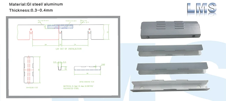 open cell ceiling froming machine