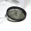 58mm Fader ND Neutral Density Variable Filter with 62mm Front Thread for Nikon Canon Lenses