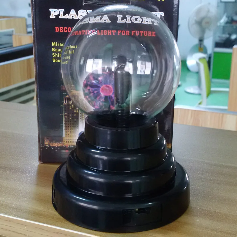 3inch USB Plasma Ball Sphere Light Magic Crystal Lamp static electricity Touch Sensitive negative ion Magic light