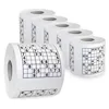 Factory Wholesale Custom Printed Fancy Puzzles Sudoku Toilet Paper Roll