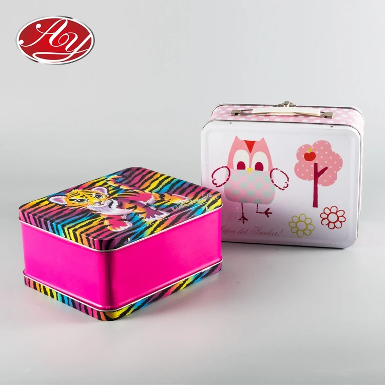 Mini Lunch Tin Box Custom Metal Food Storage Tin Can - Buy Tin Box,tin 