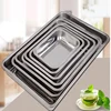 Stainless steel baking cake tray hotel restaurant serving tray