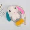 Wholesale fur rabbit backpack rabbit wool single shoulder bag student.