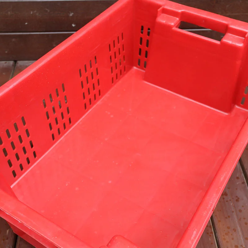 Food Grade Hdpe Plastic Heavy Duty Cargo & Storage Plastic Basket For