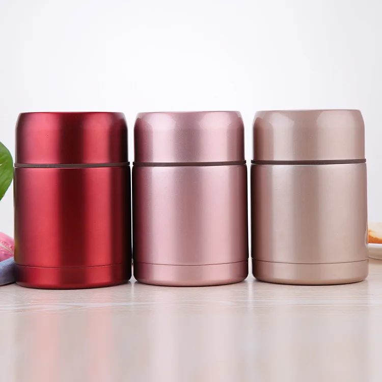 1L 800mL Double wall Vacuum kids school food flask Thermos Stainless steel Insulated Travel Food Jar with Lid