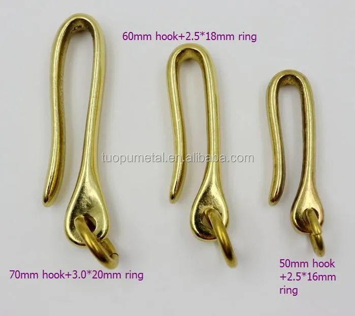 Hot Sale Solid Brass Keychain Hooks Belt U Hook Buy Brass Belt Hook