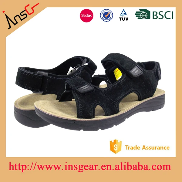 suede material new design men's sandal shoe